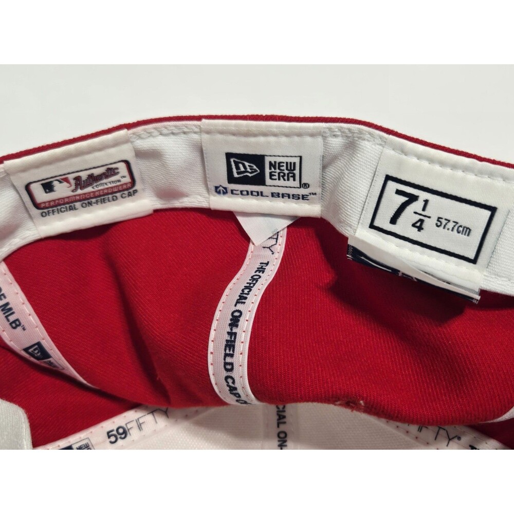 Red And White Baseball Cap - image 6